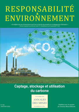 Responsabilité & Environnement - n° 105 Captage, stockage et utilisation du carbone