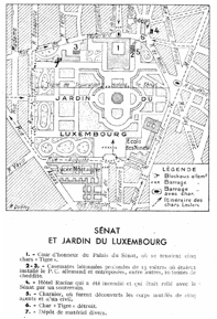 Carte des combats au Luco