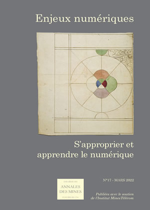 Enjeux numérique N° 17 - Mars 2022 - S’approprier et apprendre le numérique