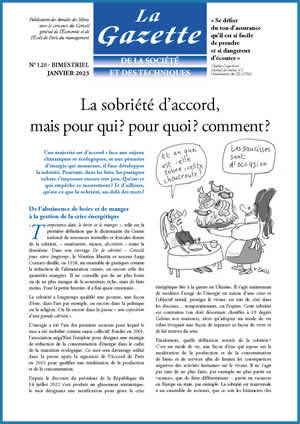 La Gazette de la société et des techniques n° 120 - janvier 2023