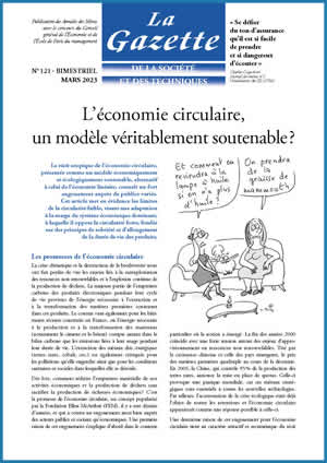 La Gazette de la société et des techniques n° 121 - mars  2023