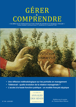 Gérer et Comprendre - N° 144 - Juin 2021