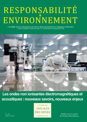 Responsabilité & Environnement -  N° 103 - Juillet 2021 - Les ondes non ionisantes électromagnétiques et acoustiques : nouveaux savoirs, nouveaux enjeux