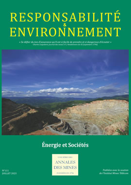 Responsabilité & Environnement  Énergie et Sociétés