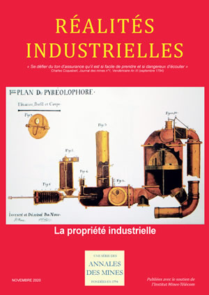 Réalités Industrielles - Novembre 2020 - La propriété industrielle