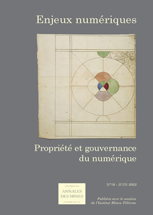 Enjeux numérique 18 - Juin 2022 - Propriété et gouvernance du numérique 