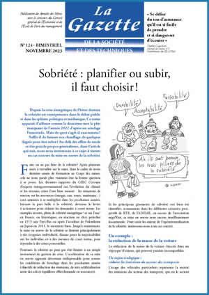 La Gazette de la société et des techniques  n° 124 - Novembre 2023