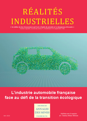 Réalités Industrielles - Mai  2023 - L’industrie automobile française face au défi de la  transition écologique